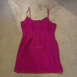 Purple/red mini dress with pockets